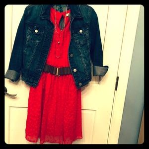 Below the knee dress